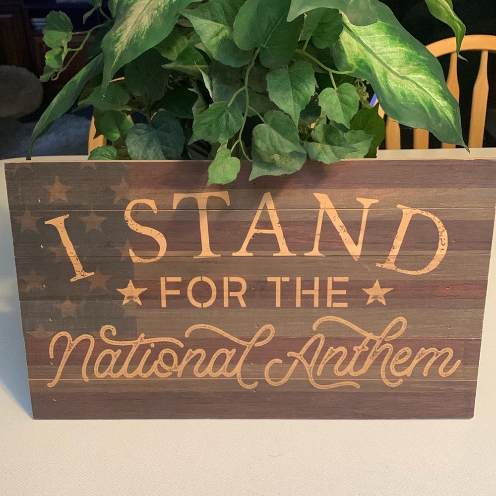Patriotic Statement Sign